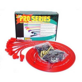 Taylor Cable Products - Taylor 8mm Pro Wires Universal Spark Plug Wire Set - Red - Resistor Core Conductor - 90 Plug Boots