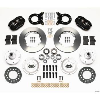 Wilwood Engineering - Wilwood Forged Dynalite Pro Series Front Brake Kit - Black Anodized Caliper - Plain Face Rotor