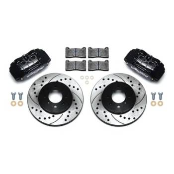 Wilwood Engineering - Wilwood Forged DHPA DynaPro Honda/Acura Caliper and Rotor Kit - Black - 10.32" Drilled/Slotted Rotor