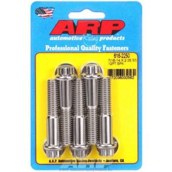 ARP - ARP Stainless Steel Bolt Kit - 12-Point (5) 7/16-14 x 2.250