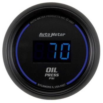 Auto Meter - Auto Meter 2-1/16 Oil Pressure Gauge 0-100 psi Digital