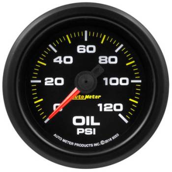 Auto Meter - Auto Meter 2-1/16 Gauge Oil Pressure 0-120 psi
