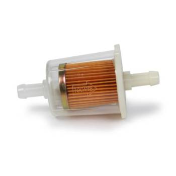 Advanced Technology Products - ATP Fuel Filter - In-Line - 20 Micron - Paper Element - 3/8 in  NPT Female Inlet - 3/8 in  NPT Female Outlet - Plastic - Clear -