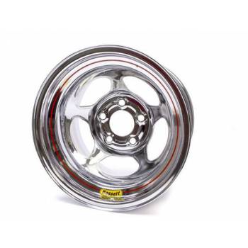 Bassett Racing Wheels - Bassett 15x10 5x5 Chrome Inertia 2" Back Spacing w/Bead Bump