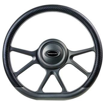 Billet Specialties - Billet Specialties Steering Wheel 14" D-Shape Prism Gunmetal Matte