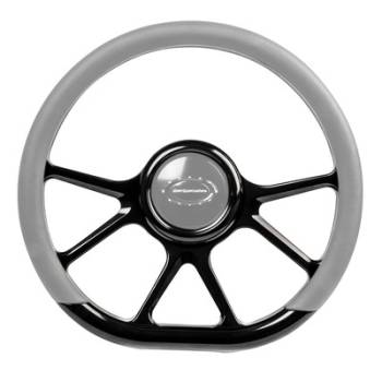Billet Specialties - Billet Specialties Steering Wheel 14" D-Shape Prism Black