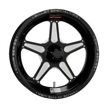 Billet Specialties - Billet Specialties Wheel/15 X 3.5 1- Piece Spindle Steering Ultra/Black Anodized