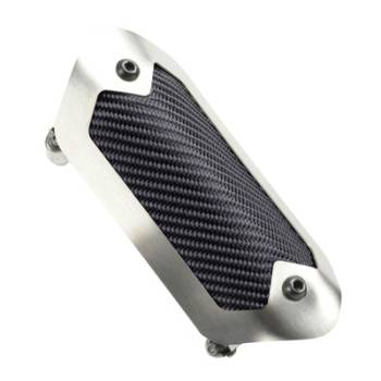Design Engineering - Design Engineering Flexible Heat Shield 3.5 in x 6.5" Brushed/Onyx