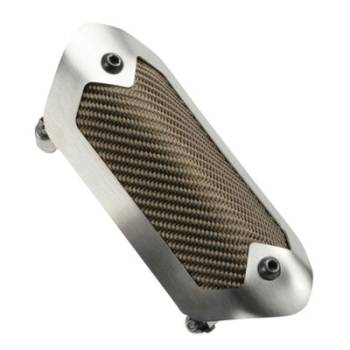 Design Engineering - Design Engineering Flexible Heat Shield 3.6 inx6.5" Brushed/Titanium