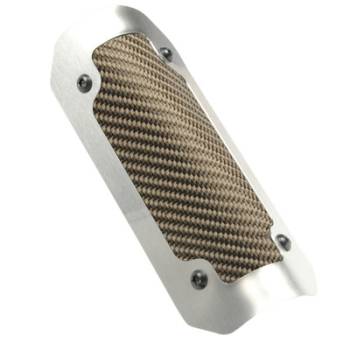 Design Engineering - Design Engineering Flexible Heat Shield 4" x 8" Brushed/Titanium