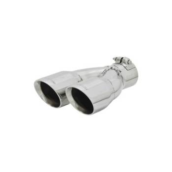 Flowmaster - Flowmaster Exhaust Tip 3" Dual Angle 2.5" Inlet