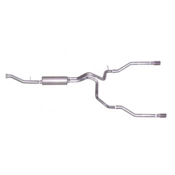Gibson Performance Exhaust - Gibson Cat-Back Dual Split Exhaust System Aluminized