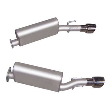 Gibson Performance Exhaust - Gibson Axle Back Dual Exhaust System Stainless