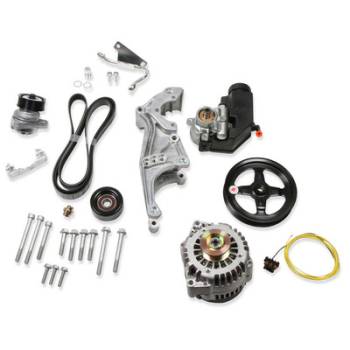 Holley - Holley Low LS Drive System Kit LH w/Alt/PS wo/A/C
