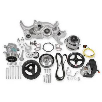 Holley - Holley LS Mid-Mount Complete Engine Accessory System
