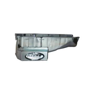 KEVCO Racing Oil Pans & Components - KEVCO SB Chevy Oil Pan C/T 6 Quart RH Dipstick 86-Up