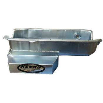 KEVCO Racing Oil Pans & Components - KEVCO SB Chevy Oil Pan Modified 7 Quart RH Dipstick 86-Up