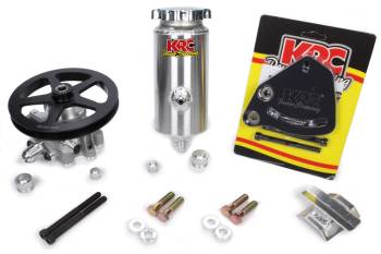 KRC Power Steering - KRC Power Steering Kit SB Chevy Block Mount 6" V-Belt