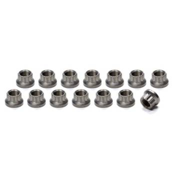 King Racing Products - King Header Flange Nuts 12-Point Titanium 14 Pack