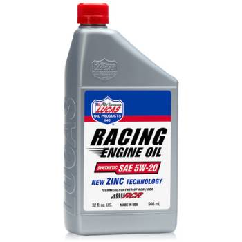 Lucas Oil Products - Lucas 5w20 Synthetic Racing Oil 1 Quart