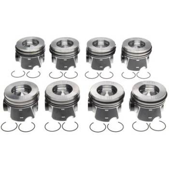 Clevite Engine Parts - Clevite Piston Set w/Rings Ford 6.4L Diesel 8 Pack