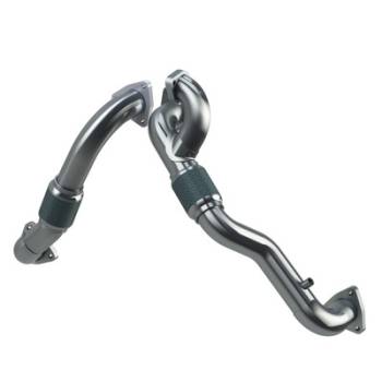 MBRP Performance Exhaust - MBRP 08-10 Ford 6.4L Turbo Up Pipe Kit AL
