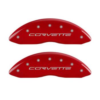 MGP Caliper Covers - MGP Caliper Covers 08-13 Corvette Caliper Covers Red