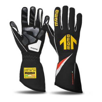 Momo - Momo Corsa R Racing Gloves - Black - Medium