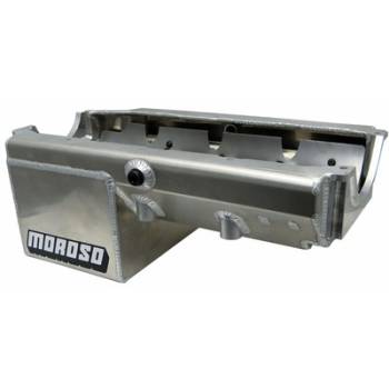 Moroso Performance Products - Moroso 8 Quart Oil Pan - Aluminum - SB Chevy Drag Race