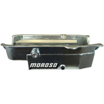 Moroso Performance Products - Moroso SB Chevy 8 Quart CT Oil Pan - RH Dipstick 86-UP