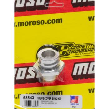 Moroso Performance Products - Moroso -12 AN Male Valve Cover Fitting for GM LS
