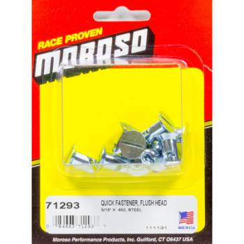 Moroso Performance Products - Moroso Flush Head Quick Fastener 5/16 x .450