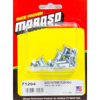 Moroso Performance Products - Moroso Flush Head Quick Fastener 5/16 x .500