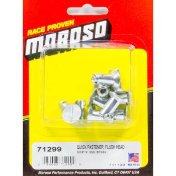 Moroso Performance Products - Moroso Flush Head Quick Fastener 5/16 x .550