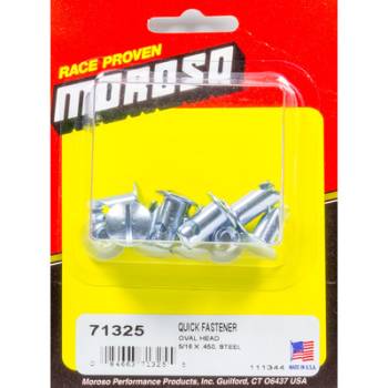 Moroso Performance Products - Moroso Oval Head Quick Fastener 5/16 x .450
