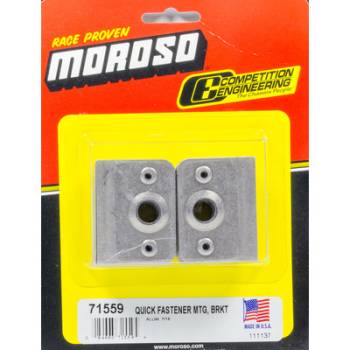 Moroso Performance Products - Moroso Quick Fastener Mounting Brackets 7/16 - (10 Pack)