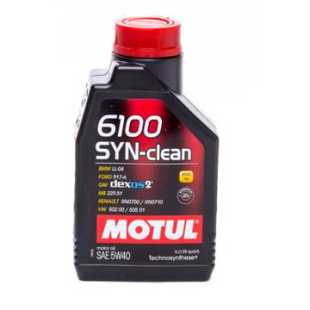 Motul - Motul 6100 5w40 Syn-Clean Oil 1 Liter