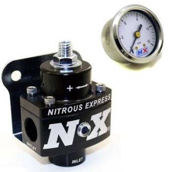 Nitrous Express - Nitrous Express NX Fuel Pressure Regulator Non-Bypass w/Gauge