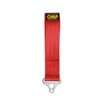 OMP Racing - OMP Tow Hood Red Stainless 100mm ID