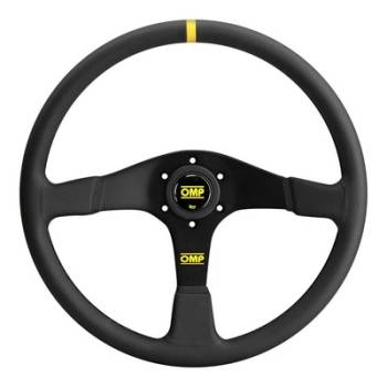OMP Racing - OMP Velocita 380 Steering Wheel Black 380mm Diameter