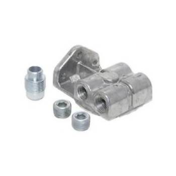 Perma-Cool - Perma-Cool Oil Filter Mount 1in-14 Ports: 1/2"  NPT L/R