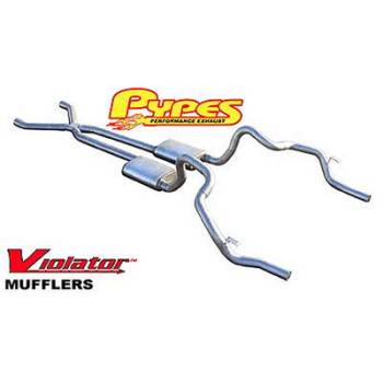 Pypes Performance Exhaust - Pypes 70-81 Camaro Crossmember Back Exhaust Kit 2.5in