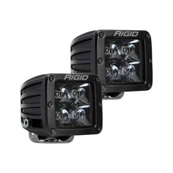 Rigid Industries - Rigid Industries LED Light Pair D-Series Spot Midnight