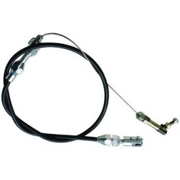 Racing Power - Racing Power 24" Black Throttle Cable Braided Stainless