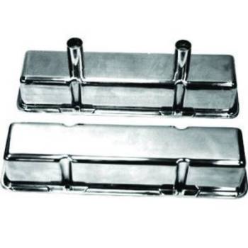 Racing Power - Racing Power Polished Aluminum SB Chevy Circle Track Valve Cover