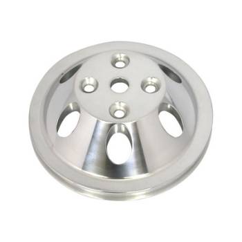 Racing Power - Racing Power Polished Aluminum SB Chevy Single Groove Pulley