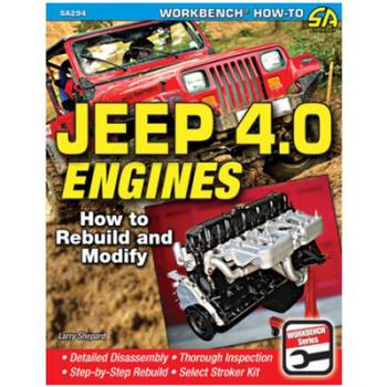 S-A Books - Jeep 4.0L Engines How To Rebuild and Modify