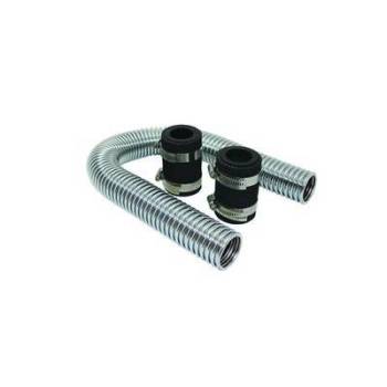 Specialty Products - Specialty Products Radiator Hose Kit 24" w/o Aluminum Caps Chrome