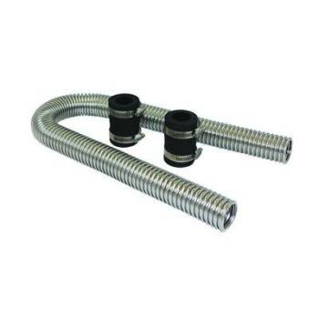 Specialty Products - Specialty Products Radiator Hose Kit 36" w/o Aluminum Caps Chrome