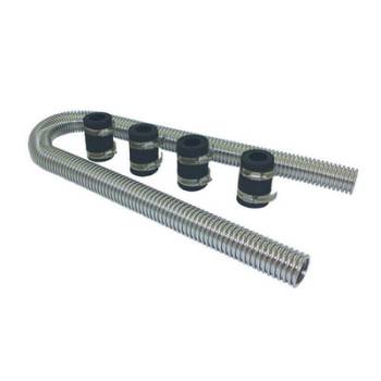 Specialty Products - Specialty Products Radiator Hose Kit 48" w/o Aluminum Caps Chrome